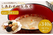しあわせの玉みそ お試し 2箱セット 合計340g(170g(6個入り)×2箱)