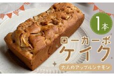 ローカーボケイク 大人のアップルシナモン 1本 ローカボケイク 低糖質ケーキ アップル シナモン スイーツ お菓子
