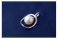 WG（K18）南洋パール 11.0mm UP ペンダント ダイヤ 0.04ct