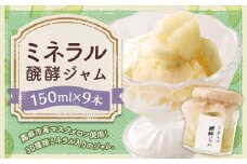 ミネラル醗酵ジャム 9本セット （150ml×9本） ジャム 発酵 メロン マスクメロン ミネラル