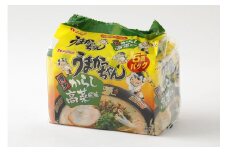 うまかっちゃん 博多からし高菜風味 30食（5袋×6パック） 豚骨ラーメン からし高菜 高菜 ラーメン 豚骨 とんこつ 袋ラーメン