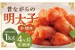 【4ヶ月定期便】 辛子明太子 「昔ながらの明太子」 500g×2個セット （小切れタイプ）