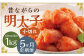 【5ヶ月定期便】 辛子明太子 「昔ながらの明太子」 500g×2個セット （小切れタイプ）
