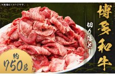 博多和牛 切り落とし 約750g×1パック 和牛 国産牛 牛肉 お肉 肉 切落し グルメ 九州 福岡県 嘉麻市 冷凍