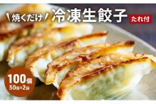餃子 セット 100個 (50個×2袋) 餃子のタレ付 生餃子 ぎょうざ ギョウザ 肉 にく お肉 加工品 一品香甘木店 ※配送不可：離島
