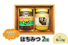 はちみつ セット 各1kg×2個 レンゲブレンド 野山のハチミツ 詰め合わせ 食べ比べ 蜂蜜 ハチミツ
