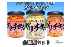 ガリチキン 全種類（ ピリ辛 ・ プレーン ・ 明太子 ） 110g×3本セット