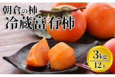 富有柿（冷蔵）化粧箱 3kg＜筑前あさくら農協＞※配送不可：離島