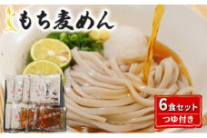 うどん もち麦 めん つゆ セット 各6食 配送不可 離島