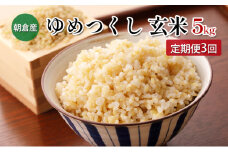 定期便 3回 米 5kg 玄米 ゆめつくし