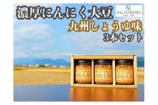 濃厚にんにく大豆_九州しょうゆ味_3本セット