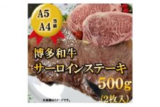 【A5 A4 等級使用】博多和牛 サーロイン ステーキ用 500g（2枚入）【配送不可：離島】