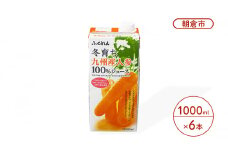 にんじん ジュース 1000ml×6本 冬育ち 九州人参 100％ジュース ふくれん 人参 にんじんジュース 果汁飲料 飲料