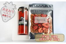 ジャム グラノーラ セット あまおうジャム 230g＋いちごいちごいちごあまおうグラノーラ 110g