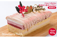 ケーキ 2023年 クリスマス 限定 Strawberry Fields 福岡産 あまおう いちご 苺 モンブラン クリスマスケーキ 配送不可 離島 オンライン決済限定