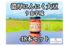 濃厚にんにく大豆 うま辛味 110g×48本 セット