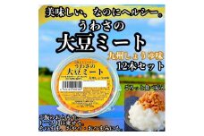 大豆 加工品 うわさの大豆ミート 九州しょうゆ味 80g×12本 セット 健康 ヘルシー