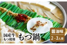 もつ鍋 醤油味 2～3人前 もつ 鍋 セット