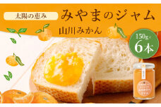 A307 太陽の恵み みやまのジャム 山川みかん6本入 調味料 ジャム トースト 手作り みかん 福岡県 みやま市