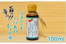 浅漬けの素 ハバネロ しょうゆ 100ml《糸島》【シェフのごはんやさん四季彩】【いとしまごころ】[ACC012]
