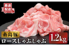 糸島豚 ロース しゃぶしゃぶ セット 糸島市 / JA糸島産直市場 伊都菜彩[AED002]