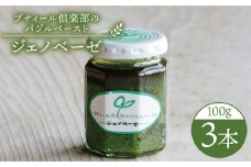 プティール倶楽部のバジルペースト ～ジェノベーゼ～ 3本セット  糸島市 / プティール倶楽部 伊都国【いとしまごころ】[ACZ002] バジル ソース