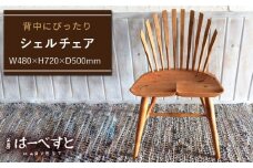 シェル チェア 《糸島》 【工房はーべすと】木工家具 クラフト 作家 ダイニング イス 椅子  チェア インテリア [AYA003]