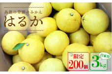 【先行予約】  爽やか に 甘い ！ 糸島産 「 はるか 」  お試し用 約 3kg 【2025年3月より順次発送】二丈赤米産直センター [ABB003]