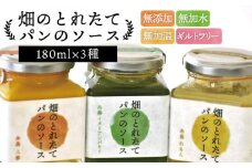 畑 の とれたて パン ソース 3種 セット《糸島》【オーガニックナガミツファーム】 [AGE001]