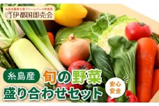 福岡県 糸島産 旬 の 野菜 盛り合わせ セット《糸島》【株式会社フロンティア・アドバンス】 [AWC006]