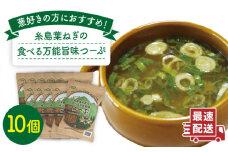 糸島 葉ねぎ の 食べる 万能 旨味つーぷ 10個 《糸島》 【Carna】 [ALA019]