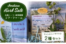 オリジナルハーブソルト 2点セット  糸島市 / 糸島ハーブ・薬香農園 コア・ファーム しお ハーブ 調味料 [AJC004]