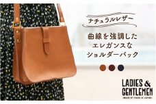 【チョコ】エレガンス ショルダー 糸島市 / LADIES&GENTLEMEN 鞄 レザー ショルダーバッグ 革製品 革鞄 カバン [ADK039-2]