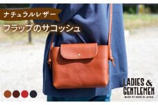 【ネイビー】フラップ の サコッシュ 糸島市 / LADIES＆GENTLEMEN [ADK043-4]