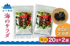 【全6回定期便】糸島の乾物 海藻 いとしま 海 の サラダ 2袋 糸島市 / 山下商店【いとしまごころ】 [ANA031]