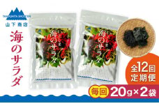 【全12回定期便】糸島の乾物 海藻 いとしま 海 の サラダ 2袋 糸島市 / 山下商店【いとしまごころ】 [ANA032]