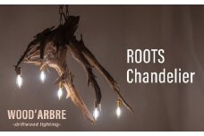 ROOTS Chandelier シャンデリア 糸島市 / WOOD'ARBRE(ウッドラヴル)【TIME】 インテリア 照明 木製 [ADC006]
