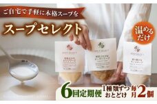 【全6回定期便】SoupSelect スタンドパウチ2点セット 糸島市 / 糸島正キ スープ レトルト [AQA069]