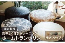 【Cow(黒)】ホームトランポリン モダンタイプ 糸島市 / 未来航路 クッション インテリア [AAB010-3]