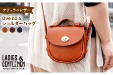 【ネイビー】Ove no.5 【オーヴェ】 ショルダーバッグ 糸島市 / LADIES＆GENTLEMEN 本革 革製品 [ADK073-3]