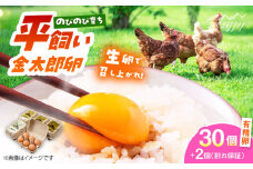 【鮮度ＡＡ級の世界最高ランク！】金太郎卵 平飼い 卵 30個（6個×5パック）＜有限会社フジノ香花園＞那珂川市 卵 金太郎卵 平飼い卵 平飼い 卵 たまご [GAM006]