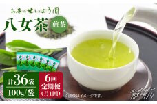 【全6回定期便】八女茶6袋（600g）セット＜お茶の星陽園 ＞那珂川市 緑茶 お茶 八女茶 [GAD006]