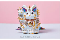 アート NEO MANEKINEKO -Petit-（1）＜古賀崇洋＞那珂川市 アート 美術 芸術 招き猫  あーと ねこ アート 猫 美術 アート ねこ アート ねこ こだわり 工芸品 いんてりあ やきもの ネコ アート 金 ゴールド ねこ [GBV011]