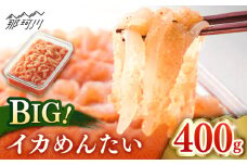 【博多辛子明太子の島本】BIGイカめんたい400ｇ＜株式会社島本食品＞那珂川市 [GER030]