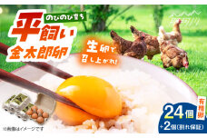 【TVで紹介！】【鮮度ＡＡ級の世界最高ランク！】金太郎卵 平飼い たまご 24個（6個×4パック）＜有限会社フジノ香花園＞那珂川市 卵 たまご 平飼い 新鮮 平飼い卵 国産 玉子 鶏卵 [GAM032]