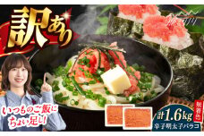 無着色辛子明太子・バラコ(1.6kg)＜一般社団法人地域商社ふるさぽ＞ 那珂川市 [GBX225]
