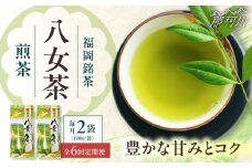 【全6回定期便】八女茶　煎茶セット　100g×2袋 ＜木村食品＞ 那珂川市 [GFW064]