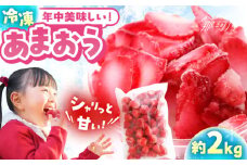 冷凍あまおう（いちご）約２kg＜一般社団法人地域商社ふるさぽ＞ 那珂川市 [GBX252]