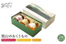 【贈り物にピッタリ！】里山のおくりもの 2箱 やまもも ぼうぶらのジャム 蜂蜜＜株式会社南畑ぼうぶら会議＞那珂川市 [GBL002]