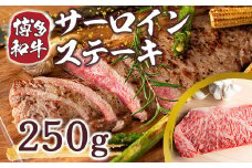 博多和牛 サーロイン ステーキ 250g 1枚 [MEAT PLUS 福岡県 宇美町 um40azp010008] 牛肉 サーロインステーキ 肉 和牛 
